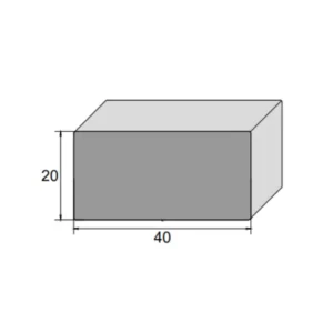 Perfil de Borracha Esponjosa Retangular 40x20mm para Vedação de Painéis Elétricos