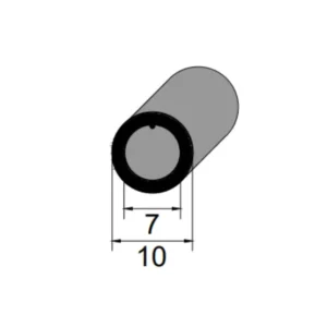 Mangueira de Borracha Maciça 10mm para Transporte de Água em Irrigação