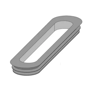 Vedação portinhola IBC 10051 EPDM 70 Sh A para Niju
