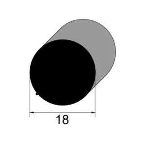 Cordão de Borracha NBR 70 Sh A IBC 3181 para Vedação Multiuso