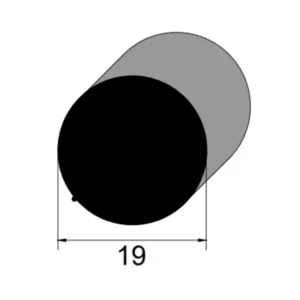 Cordão de Borracha NBR 70 Sh A IBC 3092 para Vedação Industrial