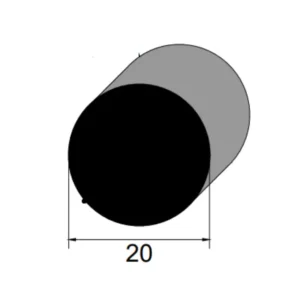 Cordão de Borracha NBR 70 Sh A IBC 3182 para Vedação Industrial