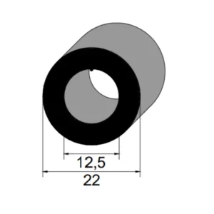 Mangueira de Borracha EPDM 65 Sh A IBC 3096 para Uso Multiuso