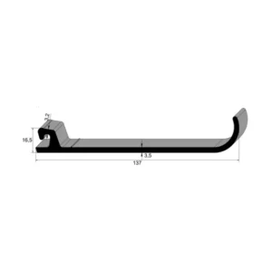 Perfil Especial de Borracha EPDM 75 Sh A IBC 3572 para Caminhão Facchini