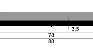 Cinta de borracha IBC 3272 NBR 70 Sh A
