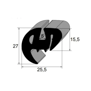 Guarnição IBC 8008 SBR 60 Sh A