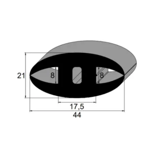 Guarnição IBC 8025 EPDM 60 Sh A