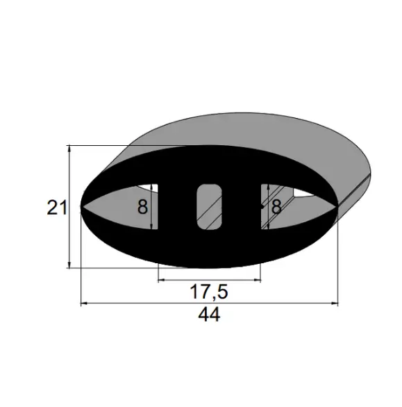 Guarnição IBC 8025 EPDM 60 Sh A