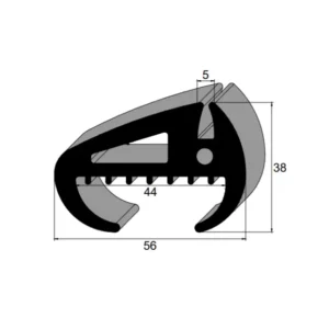 Guarnição IBC 8099 SBR 60 Sh A Cunha 3101