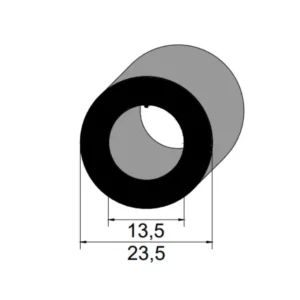 Mangueira de borracha IBC 3108 SBR 60 Sh A